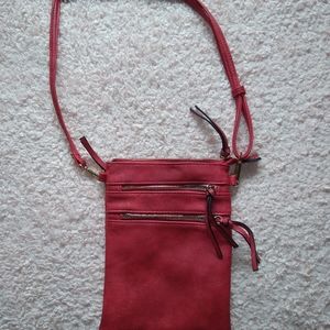 Red Crossbody Purse